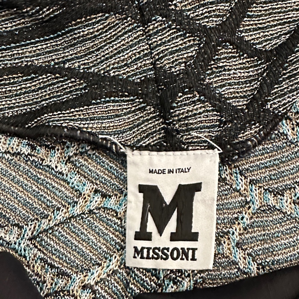 Missoni Black and Gray Mini Dress Sz S - Picture 8 of 8